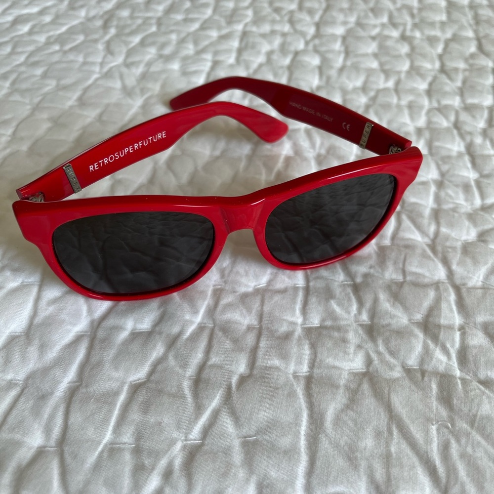Retrosuperfuture red sunglasses